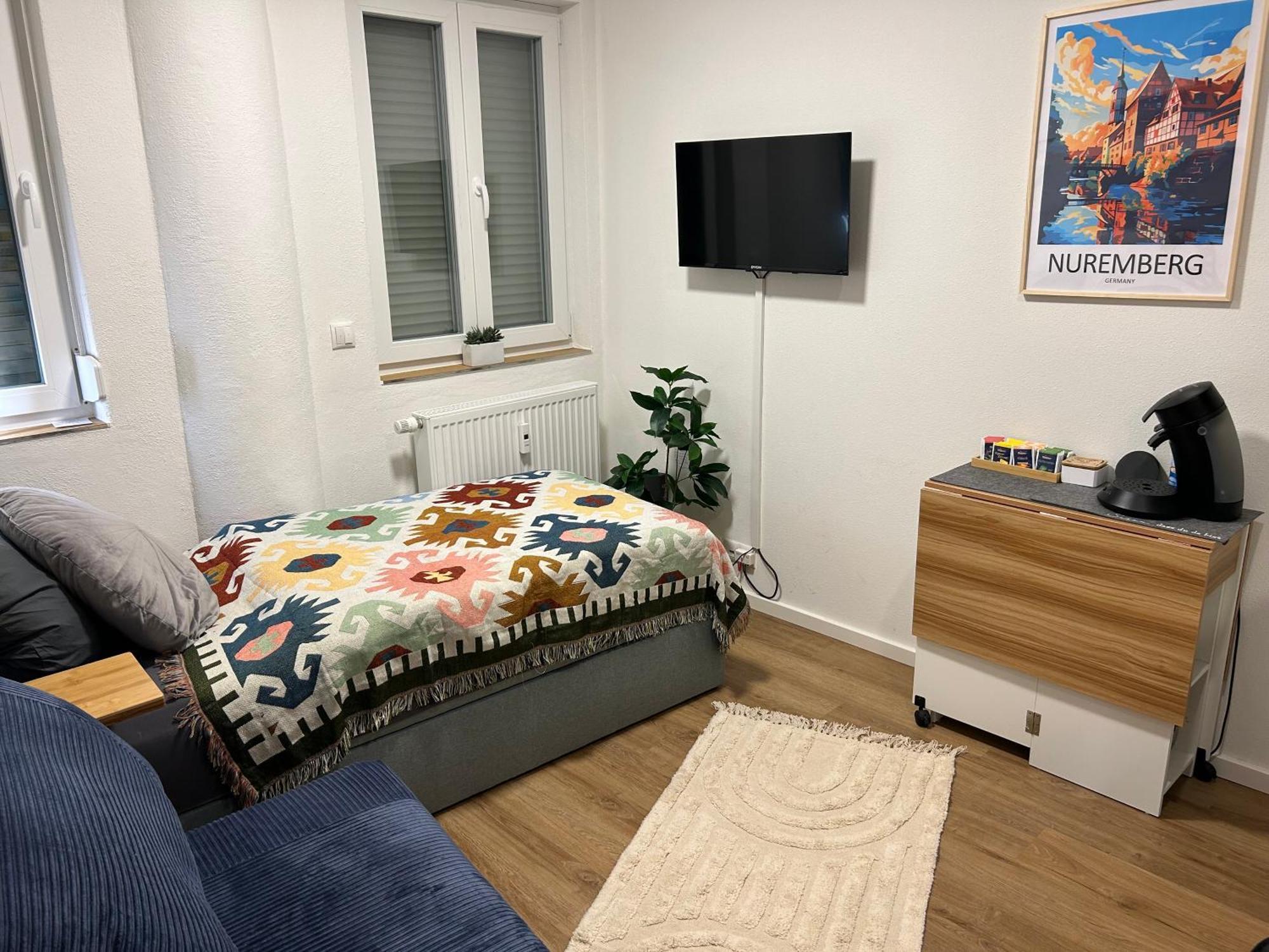 Modernesminizimmer-Stadtnah-Selfcheckin-Parkplatz Nürnberg Dış mekan fotoğraf